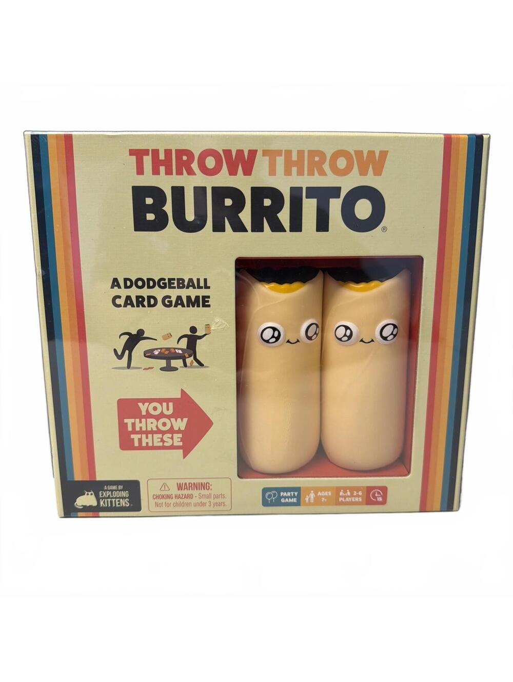 Throw Throw Burrito - A Dodgeball Card Game by Exploding Kittens (Ages 7+) NEW